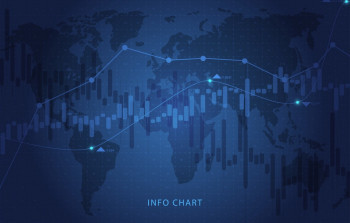 business-candle-chart-of-stock-market-trading-on-blue-background-of-vector-id946261242