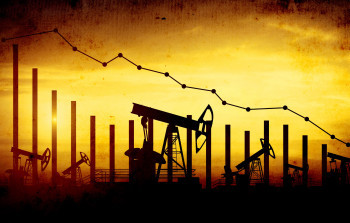 Chute du prix du baril de pétrole